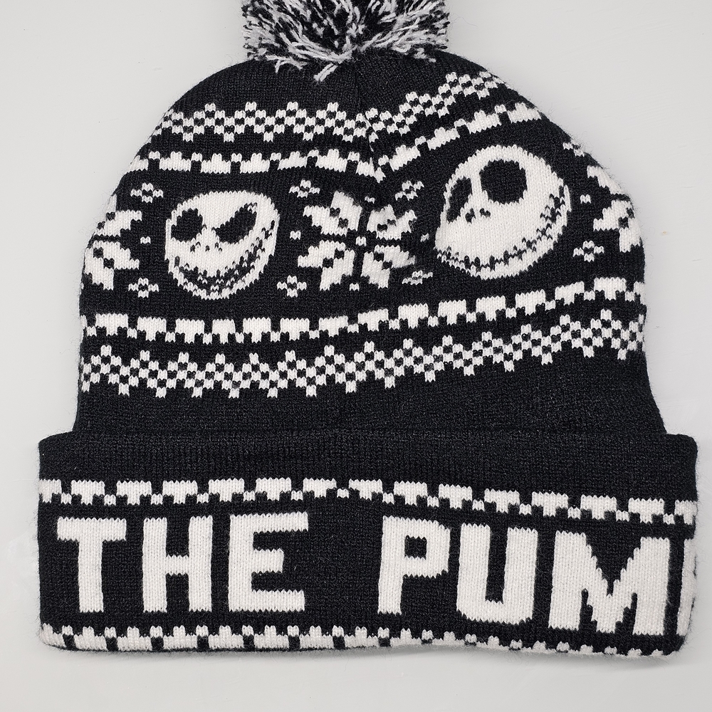 The Nightmare Before Christmas Pumpkin King Fair Isle Watchman Pom Beanie